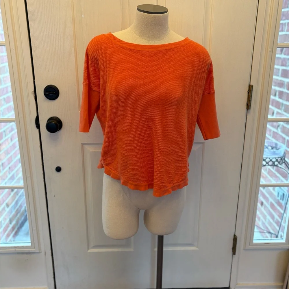 Banana Republic peachy orange sweater size S Women’s - Picture 1 of 11